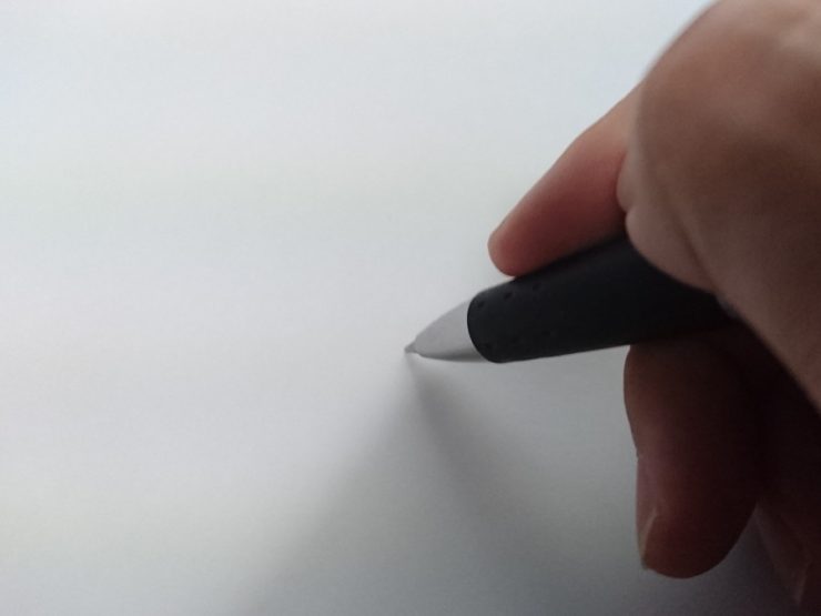 ペンで書く